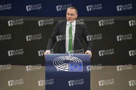 Debatte über Roma-Gemeinschaften im EU-Parlament in Straßburg
