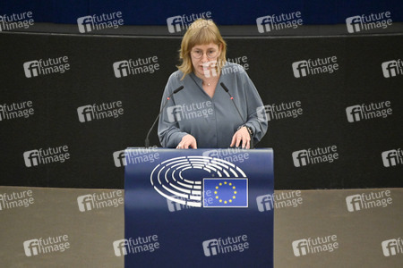 Debatte über Roma-Gemeinschaften im EU-Parlament in Straßburg