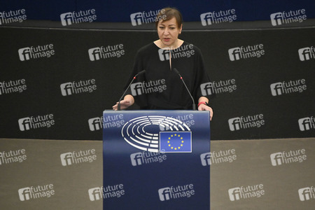 Debatte über Roma-Gemeinschaften im EU-Parlament in Straßburg