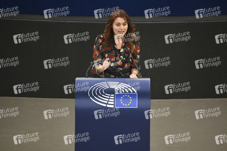 Debatte über Roma-Gemeinschaften im EU-Parlament in Straßburg