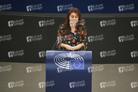 Debatte über Roma-Gemeinschaften im EU-Parlament in Straßburg