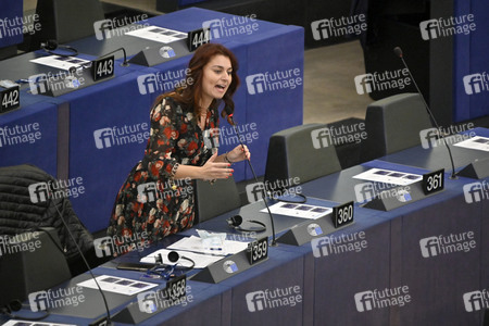 Debatte über Roma-Gemeinschaften im EU-Parlament in Straßburg