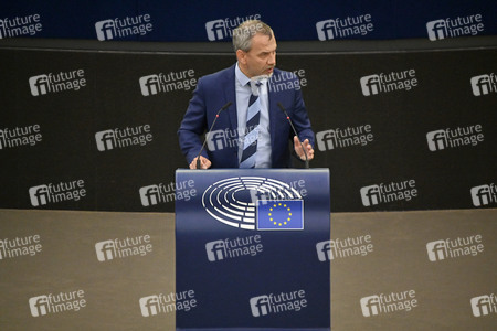 Debatte über Roma-Gemeinschaften im EU-Parlament in Straßburg