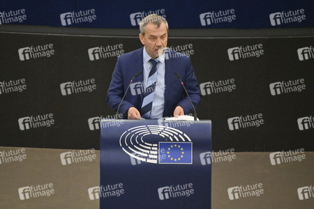 Debatte über Roma-Gemeinschaften im EU-Parlament in Straßburg