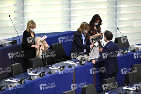 Debatte über Roma-Gemeinschaften im EU-Parlament in Straßburg