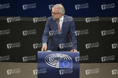 Debatte über Roma-Gemeinschaften im EU-Parlament in Straßburg