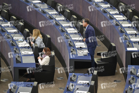Debatte über Roma-Gemeinschaften im EU-Parlament in Straßburg