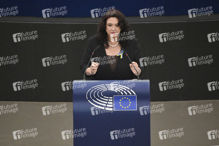 Debatte über Roma-Gemeinschaften im EU-Parlament in Straßburg
