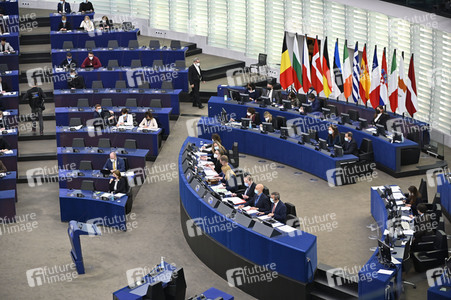 Abstimmung über Sanktionen gegen Russland im EU-Parlament in Straßburg