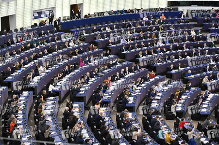 Abstimmung über Sanktionen gegen Russland im EU-Parlament in Straßburg