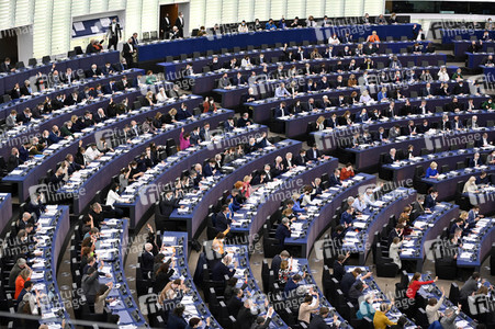 Abstimmung über Sanktionen gegen Russland im EU-Parlament in Straßburg