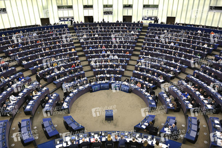 Abstimmung über Sanktionen gegen Russland im EU-Parlament in Straßburg