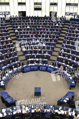 Abstimmung über Sanktionen gegen Russland im EU-Parlament in Straßburg