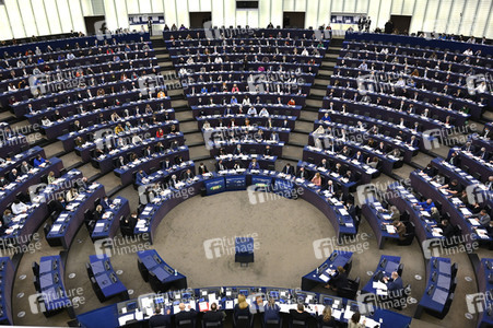 Abstimmung über Sanktionen gegen Russland im EU-Parlament in Straßburg
