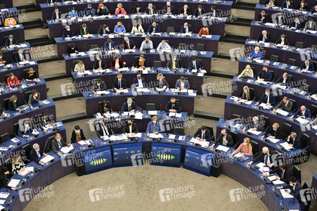 Abstimmung über Sanktionen gegen Russland im EU-Parlament in Straßburg