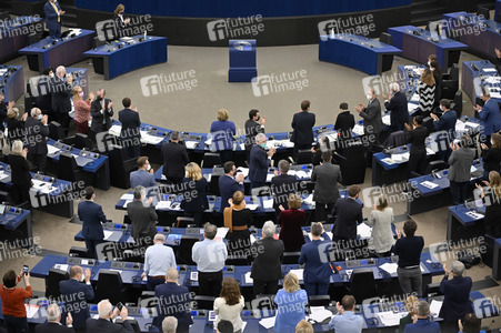 Abstimmung über Sanktionen gegen Russland im EU-Parlament in Straßburg