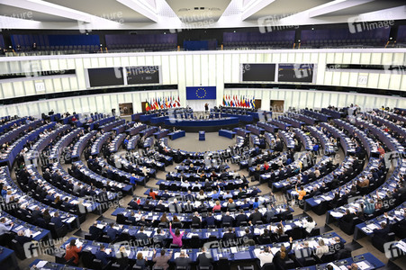 Abstimmung über Sanktionen gegen Russland im EU-Parlament in Straßburg