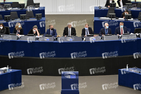Abstimmung über Sanktionen gegen Russland im EU-Parlament in Straßburg