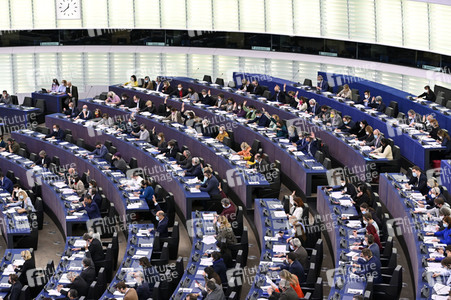 Abstimmung über Sanktionen gegen Russland im EU-Parlament in Straßburg