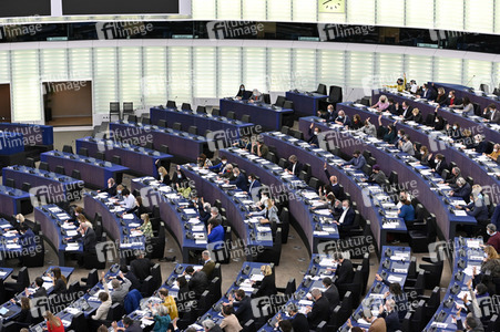 Abstimmung über Sanktionen gegen Russland im EU-Parlament in Straßburg