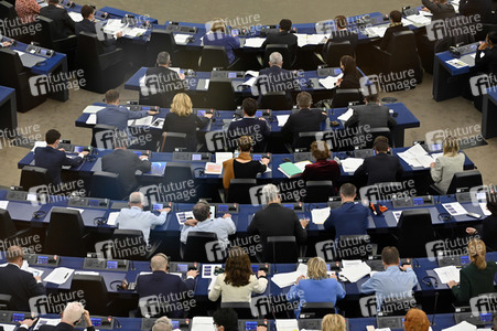 Abstimmung über Sanktionen gegen Russland im EU-Parlament in Straßburg