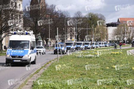 Pro-russischer Autokorso und Gegendemo in Hannover