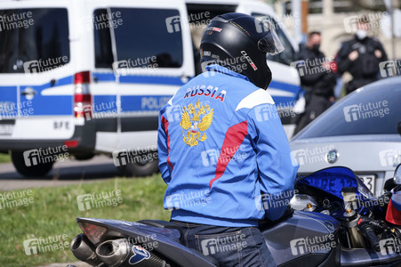 Pro-russischer Autokorso und Gegendemo in Hannover