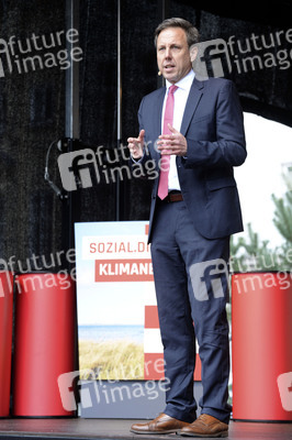 Olaf Scholz auf Wahlkampftour der SPD in Lübeck
