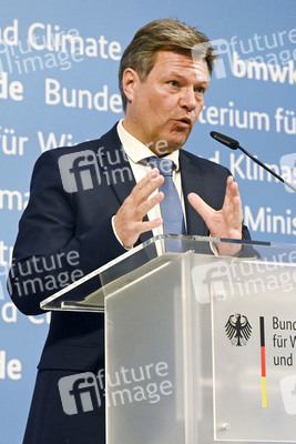 Pressestatement von Robert Habeck in Berlin