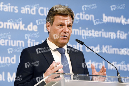 Pressestatement von Robert Habeck in Berlin