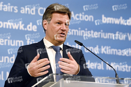 Pressestatement von Robert Habeck in Berlin