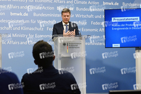 Pressestatement von Robert Habeck in Berlin