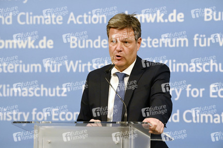 Pressestatement von Robert Habeck in Berlin