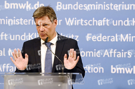Pressestatement von Robert Habeck in Berlin