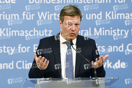 Pressestatement von Robert Habeck in Berlin