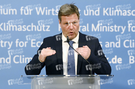 Pressestatement von Robert Habeck in Berlin
