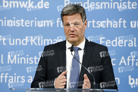 Pressestatement von Robert Habeck in Berlin