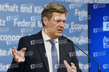 Pressestatement von Robert Habeck in Berlin
