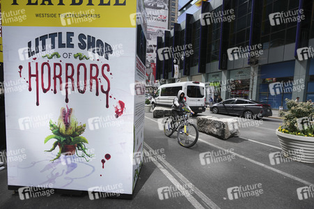 Theaterplakate als Teil der Broadway Grand Gallery in New York