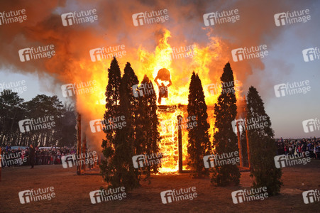 Osterfeuer in Trechwitz