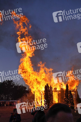 Osterfeuer in Trechwitz