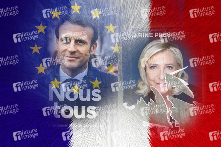 Symbolfoto zur zweiten Runde der Präsidentenwahlen in Frankreich