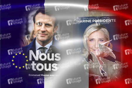 Symbolfoto zur zweiten Runde der Präsidentenwahlen in Frankreich