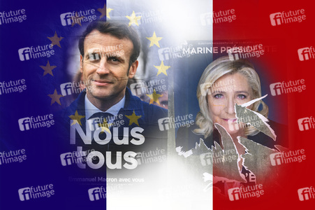 Symbolfoto zur zweiten Runde der Präsidentenwahlen in Frankreich
