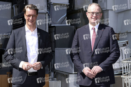 Hendrik Wüst besucht das Lippewerk Remondis in Lünen
