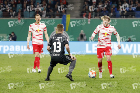 Fußball DFB-Pokal-Halbfinale RB Leipzig - Union Berlin in Leipzig