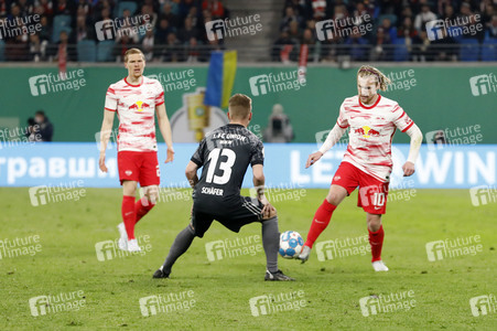 Fußball DFB-Pokal-Halbfinale RB Leipzig - Union Berlin in Leipzig