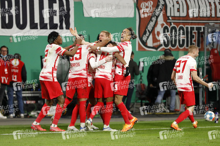 Fußball DFB-Pokal-Halbfinale RB Leipzig - Union Berlin in Leipzig