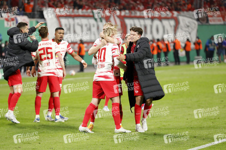 Fußball DFB-Pokal-Halbfinale RB Leipzig - Union Berlin in Leipzig