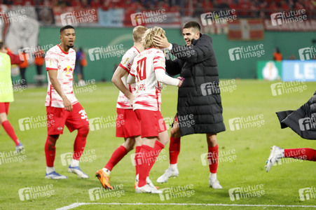 Fußball DFB-Pokal-Halbfinale RB Leipzig - Union Berlin in Leipzig